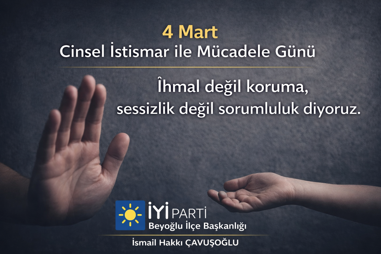 4 Mart Cinsel İstismar ile Mücadele Günü: “İhmal Değil Koruma, Sessizlik Değil Sorumluluk